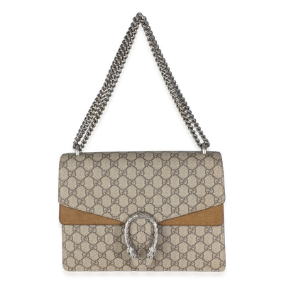 Beige GG Supreme Canvas Medium Dionysus