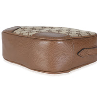Beige Tobacco GG Canvas Mini Bree Messenger Bag