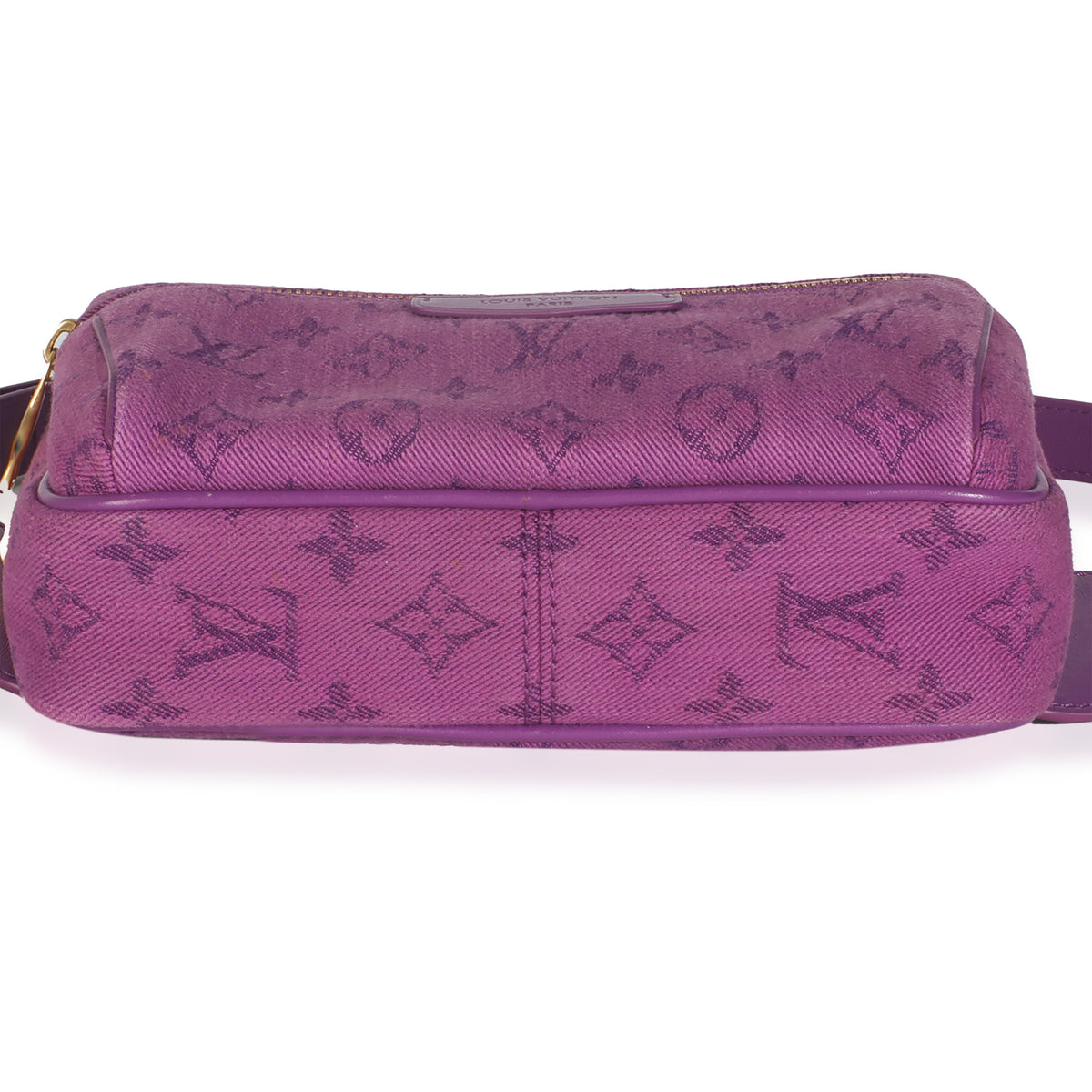 Purple Monogram Denim Outdoor Bumbag