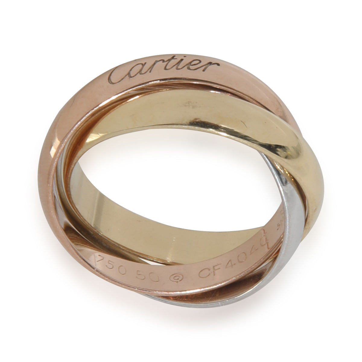3-Tone Gold  Classic Trinity Ring