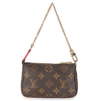 Christmas Animation Monogram Canvas Mini Pochette Accessoires