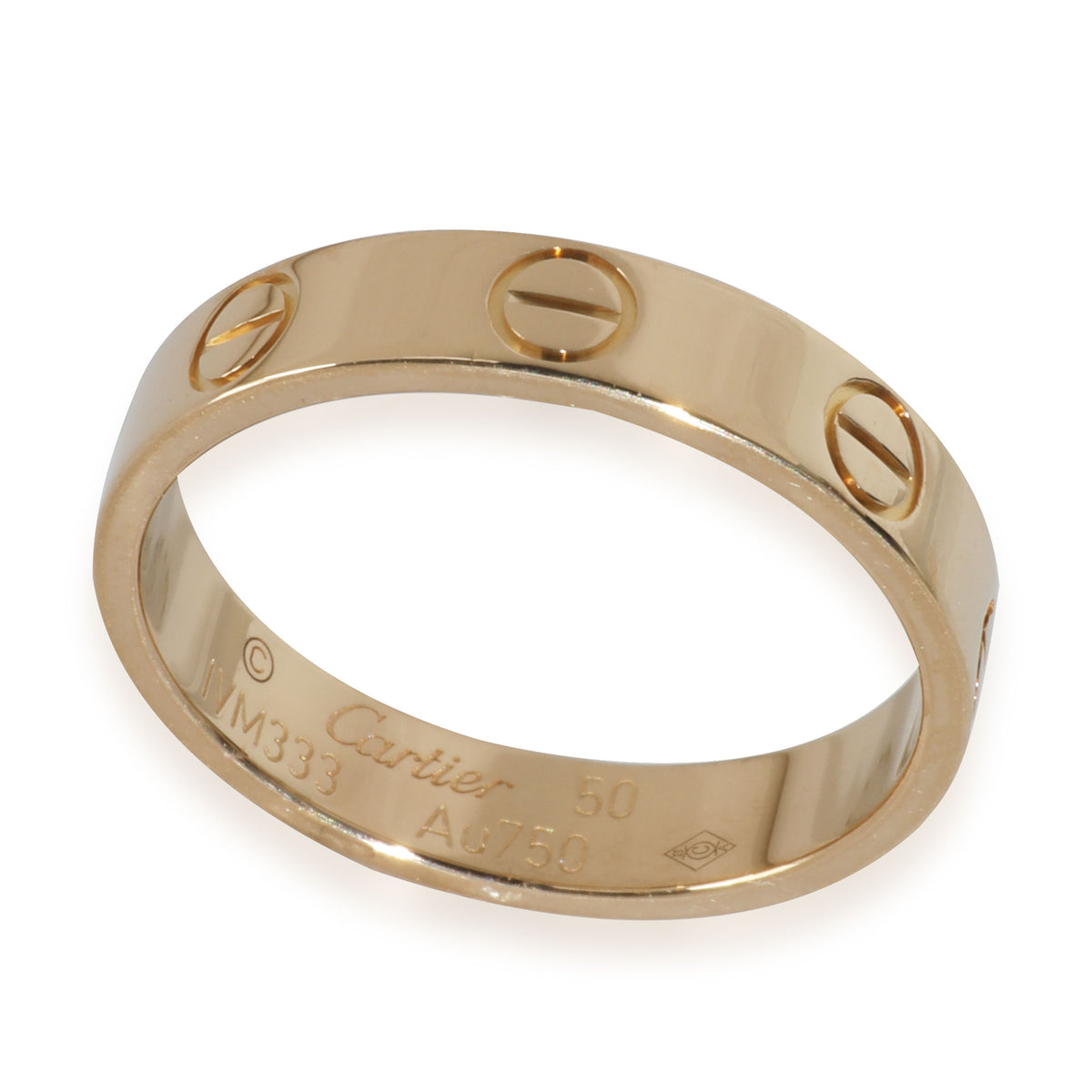 Yellow Gold Small Model Love Ring