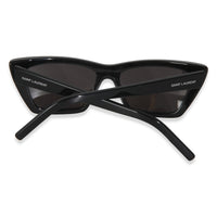 Black Acetate Cat Eye Mica Sunglasses