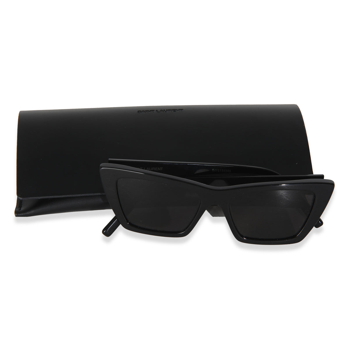 Black Acetate Cat Eye Mica Sunglasses