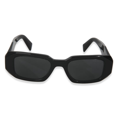 Black Acetate Square Frame Symbole Sunglasses