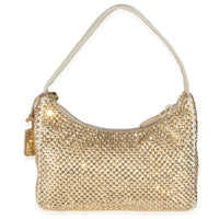 Ananas Satin Crystal Mini Re-Edition 2000 Bag