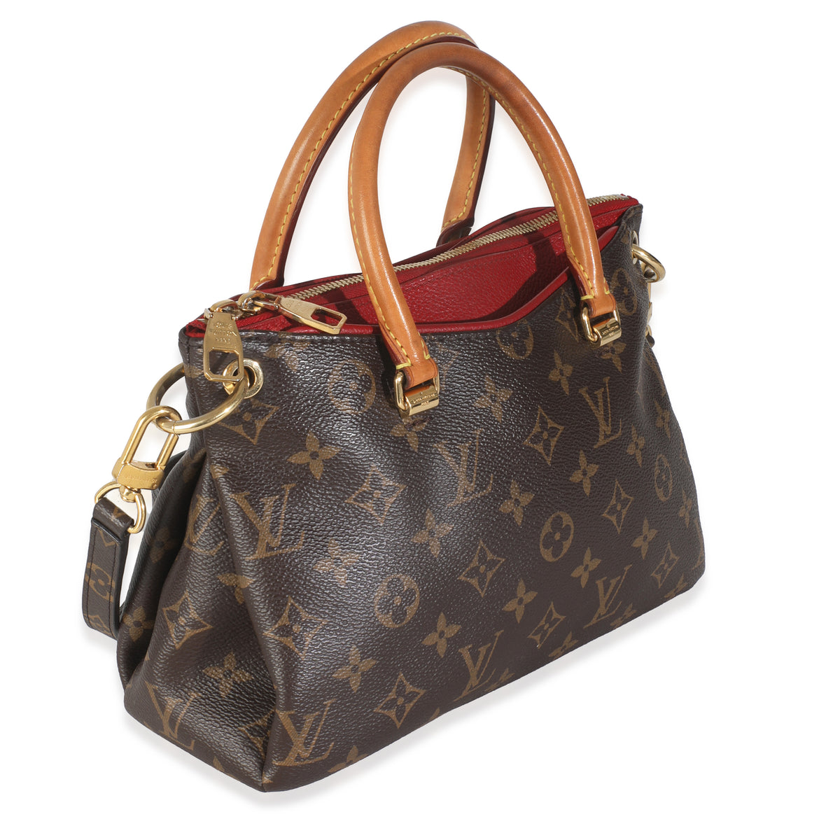 Cherry Monogram Canvas Pallas BB