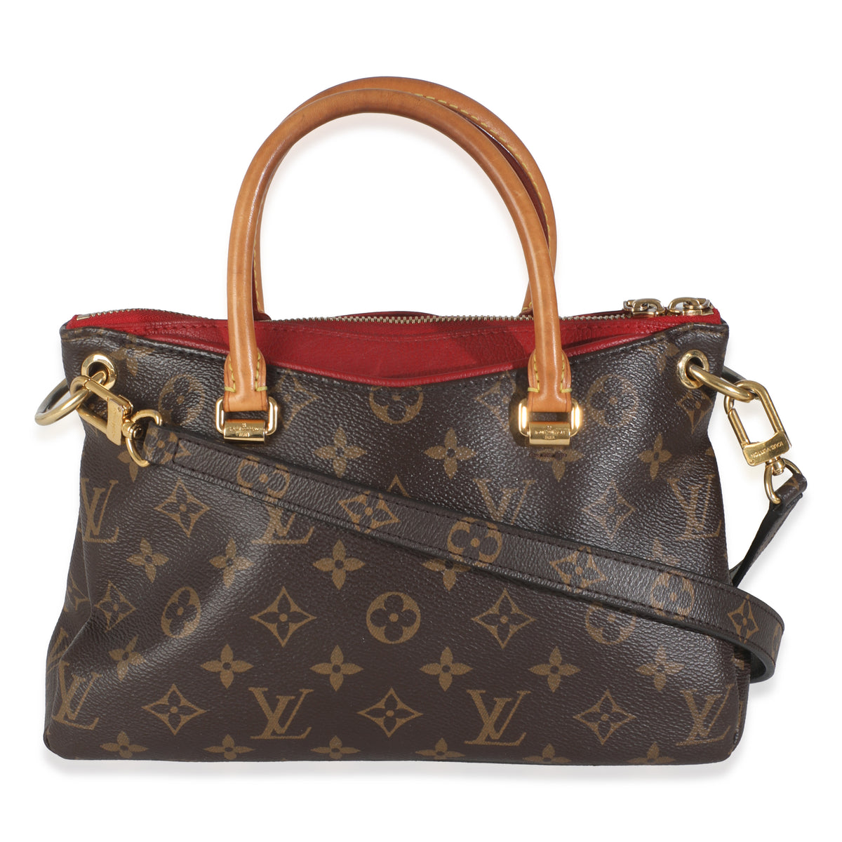 Cherry Monogram Canvas Pallas BB