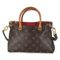 Cherry Monogram Canvas Pallas BB