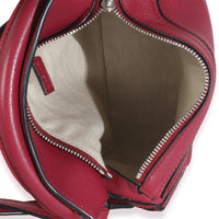 Raspberry Calfskin Mini Puzzle Bag