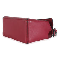 Raspberry Calfskin Mini Puzzle Bag