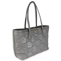 Grey GG Matelasse Calfskin Medium Ophidia Tote