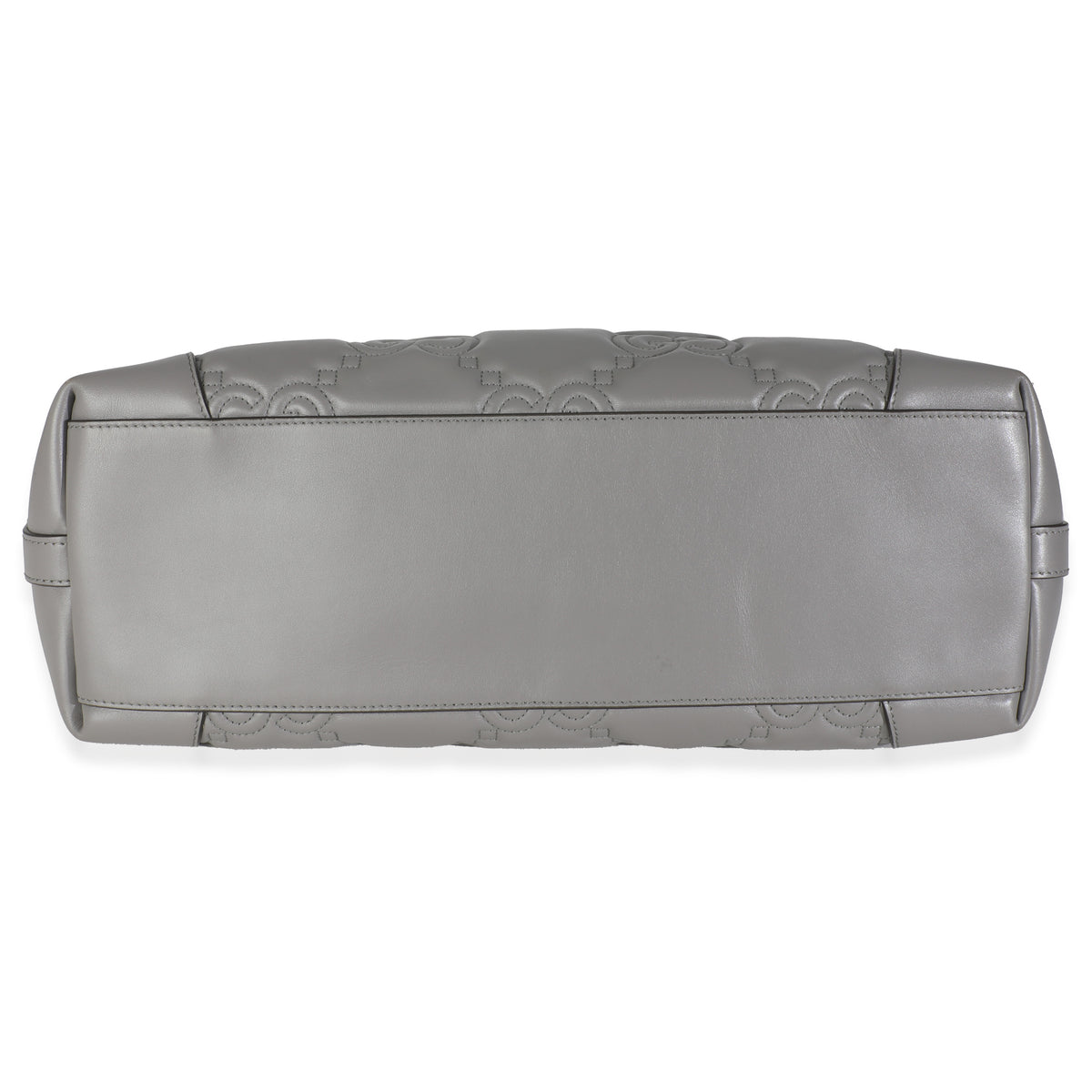 Grey GG Matelasse Calfskin Medium Ophidia Tote