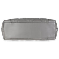 Grey GG Matelasse Calfskin Medium Ophidia Tote