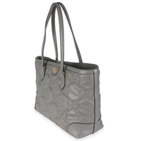 Grey GG Matelasse Calfskin Medium Ophidia Tote