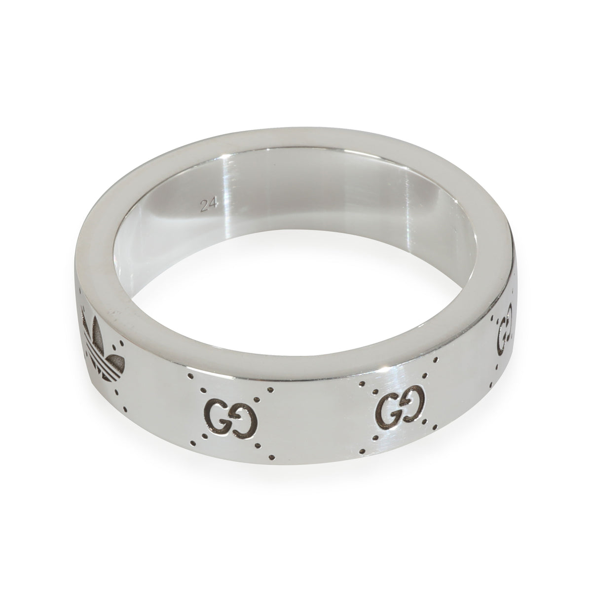 Sterling Silver  x Adidas GG Band Ring