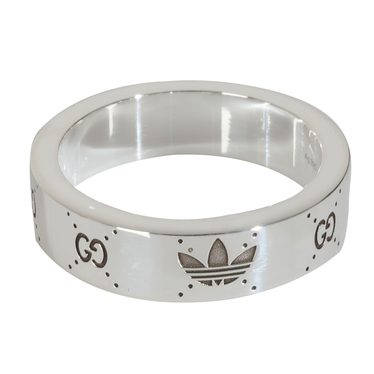 Sterling Silver  x Adidas GG Band Ring