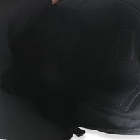 Black Grained Cowhide Aerogram Pilot Slingbag