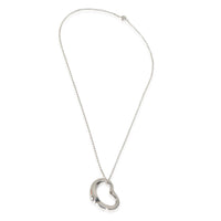 Sterling Silver  Elsa Peretti 27mm Open Heart Pendant