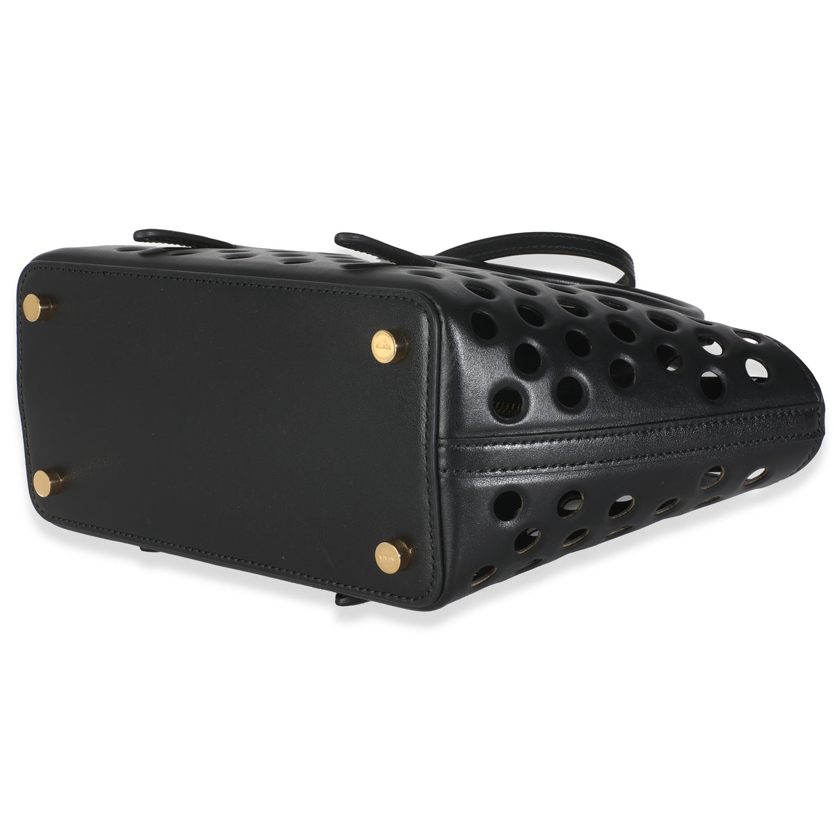 Black Perforated Calfskin Neo Mina 20