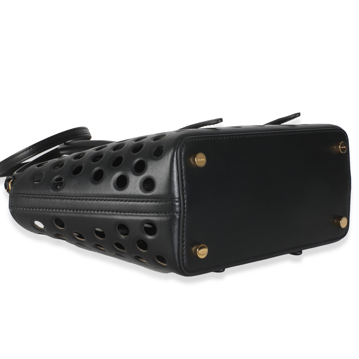 Black Perforated Calfskin Neo Mina 20