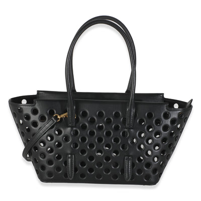 Black Perforated Calfskin Neo Mina 20