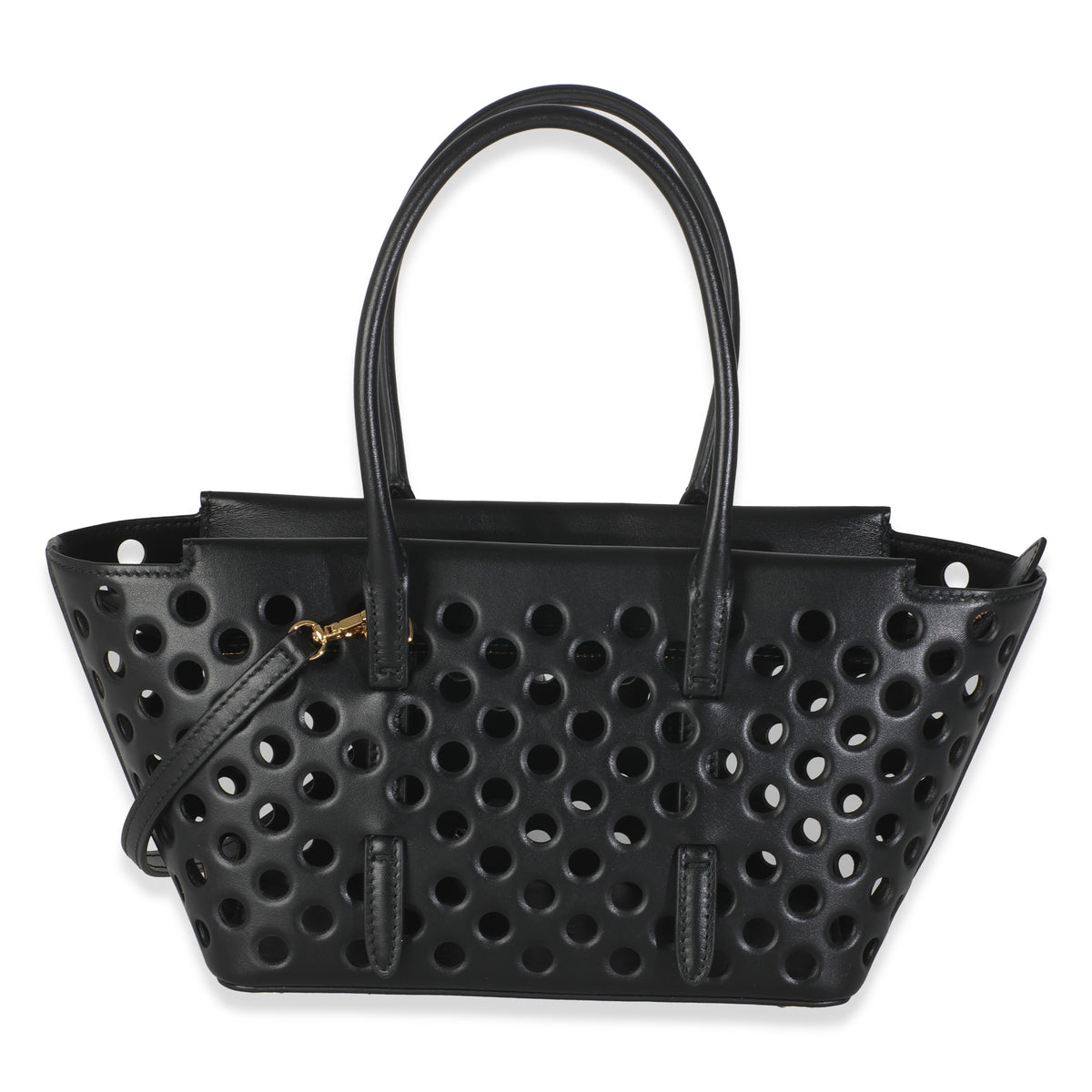 Black Perforated Calfskin Neo Mina 20