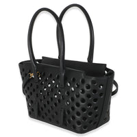 Black Perforated Calfskin Neo Mina 20