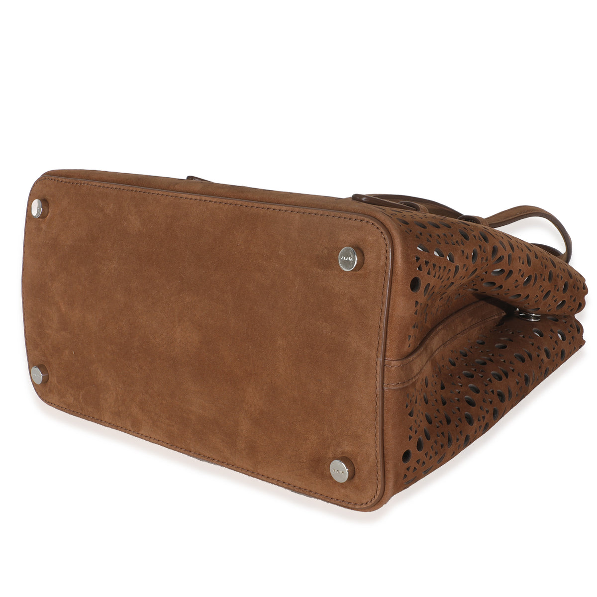 Tan Laser Cut Suede Mina 25