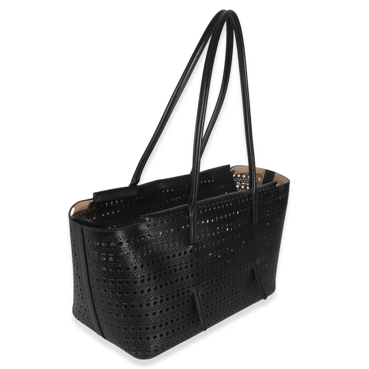 Black Laser Cut Calfskin Neo Mina 32