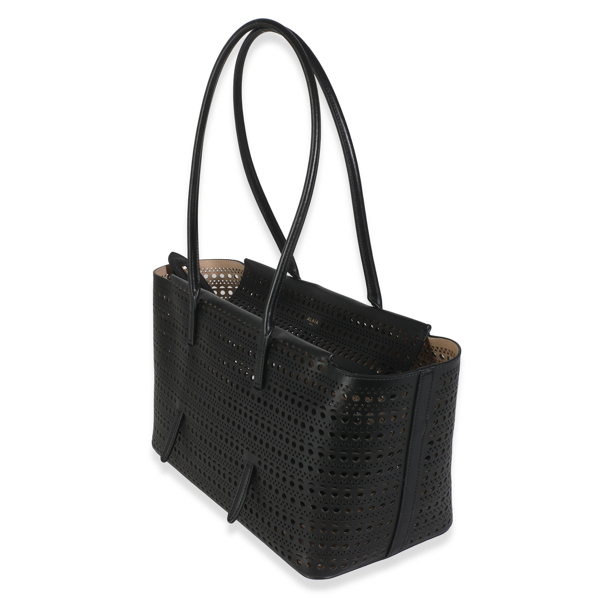 Black Laser Cut Calfskin Neo Mina 32