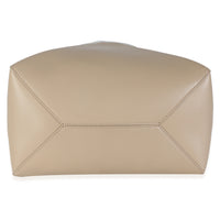 Soft White Paper Craft Shiny Calfskin Medium Puzzle Fold Tote