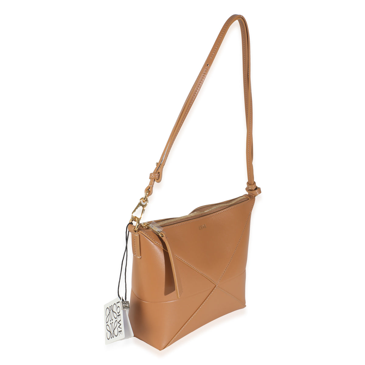 Warm Desert Calfskin Puzzle Fold Pouch