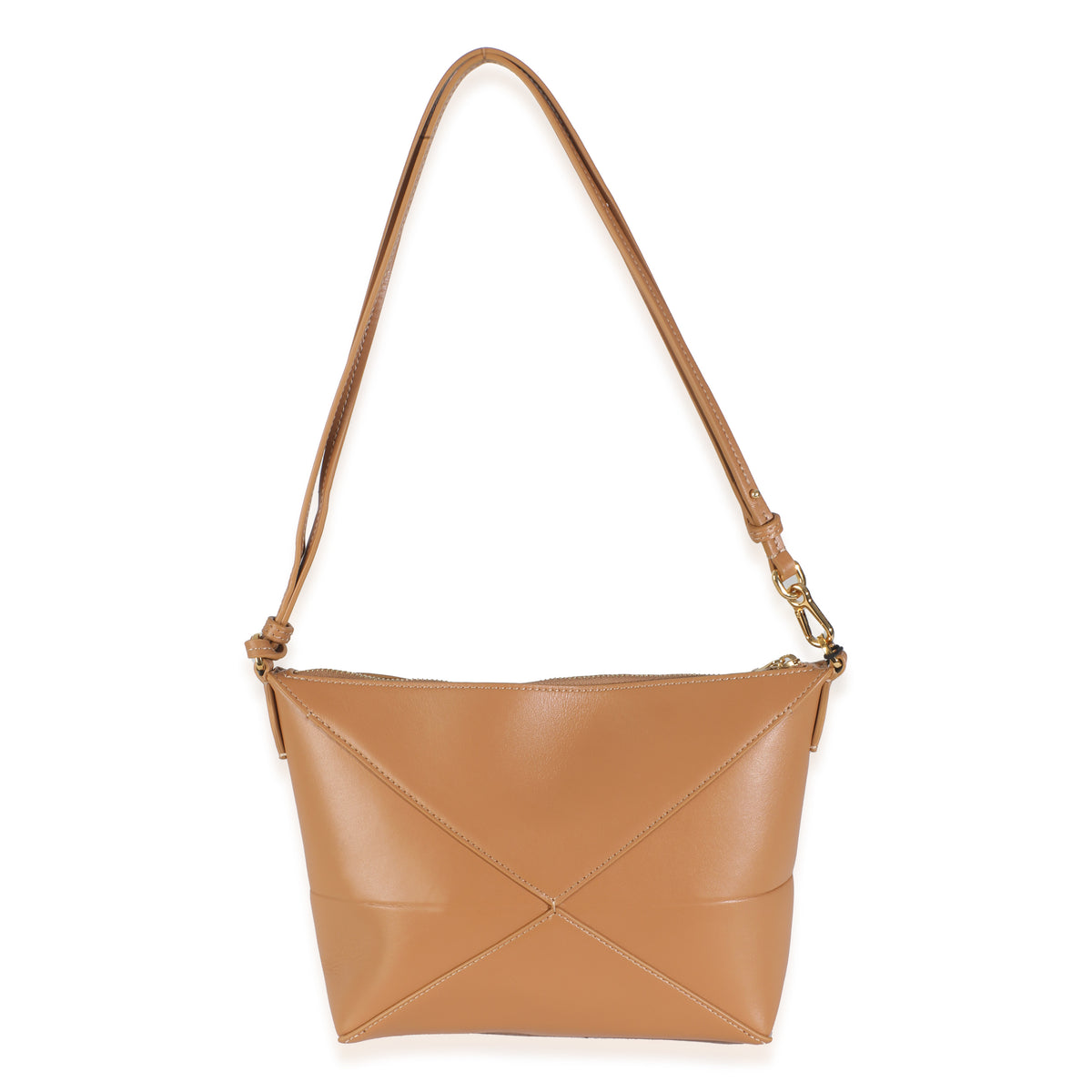 Warm Desert Calfskin Puzzle Fold Pouch