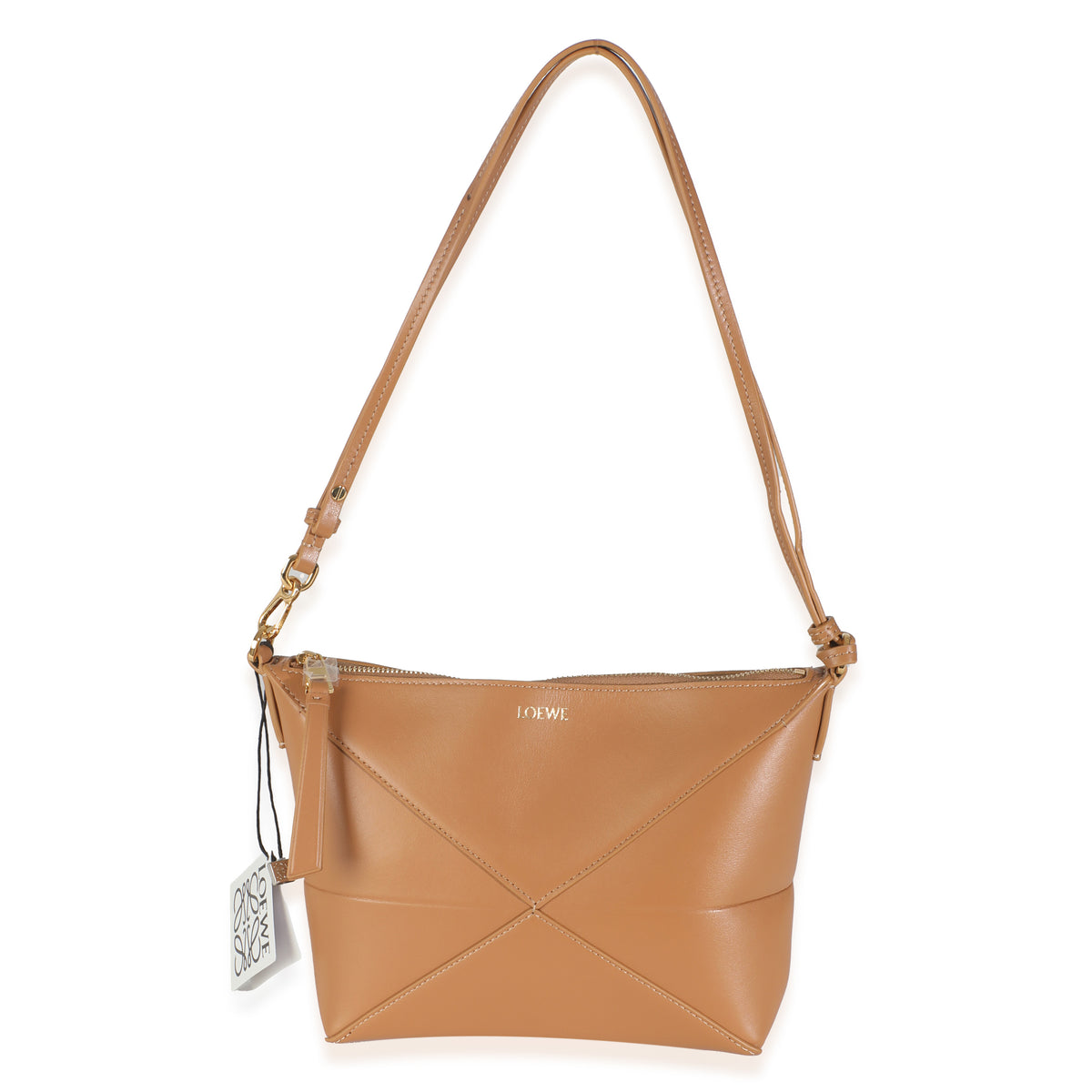 Warm Desert Calfskin Puzzle Fold Pouch