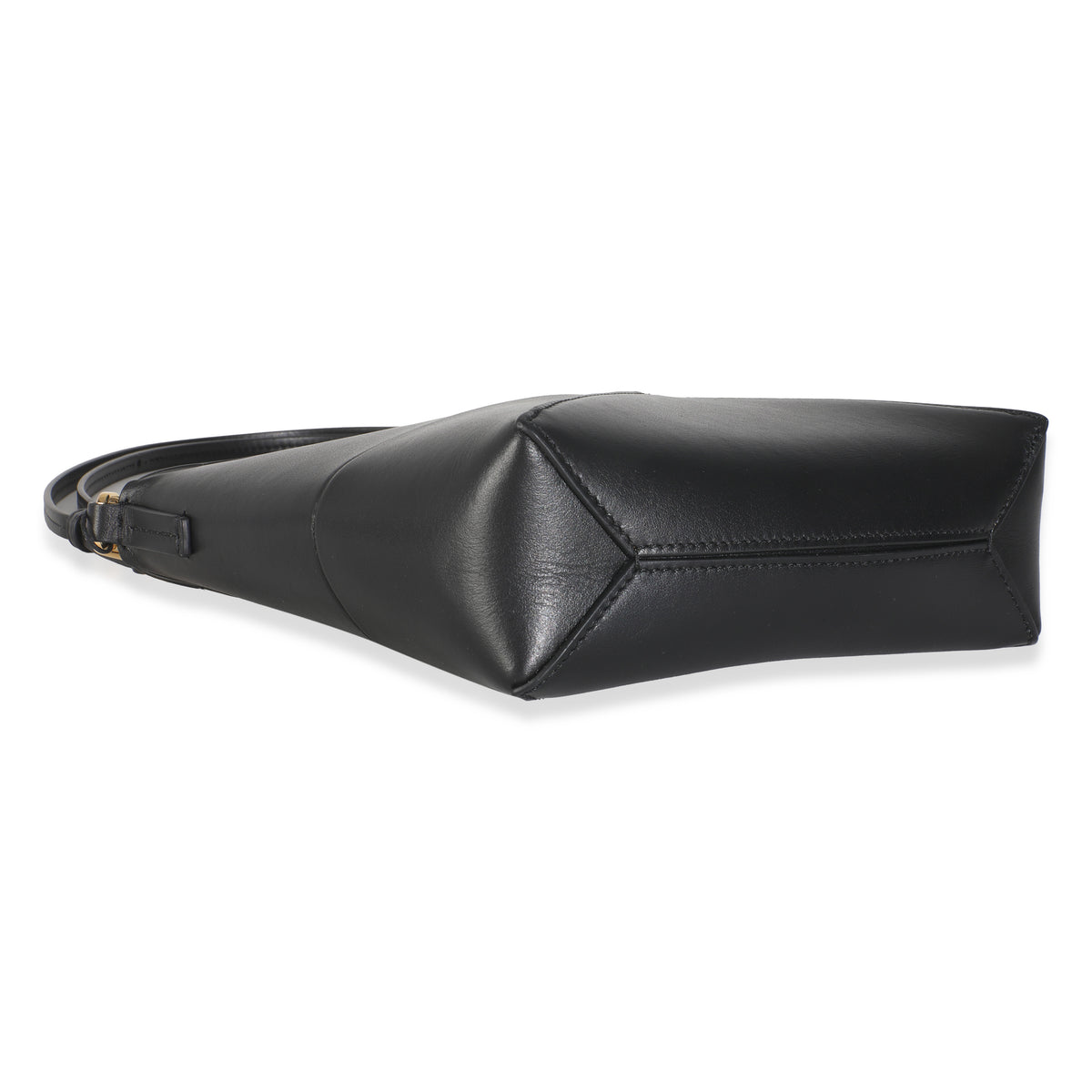 Black Calfskin Puzzle Fold Pouch