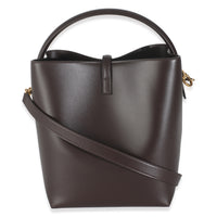 Dark Sweet Choco Shiny Calfskin Le 37 Bucket Bag