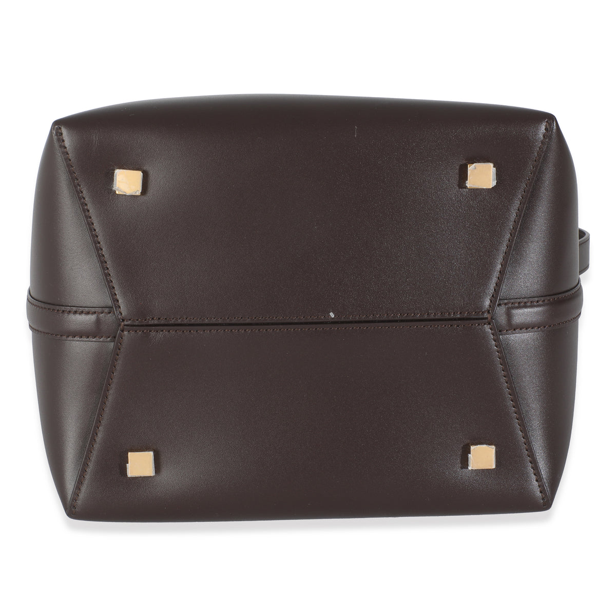 Dark Sweet Choco Shiny Calfskin Le 37 Bucket Bag