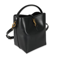 Black Shiny Calfskin Le 37 Bucket Bag