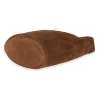 Brown Suede Le 5 A 7 Hobo Bag