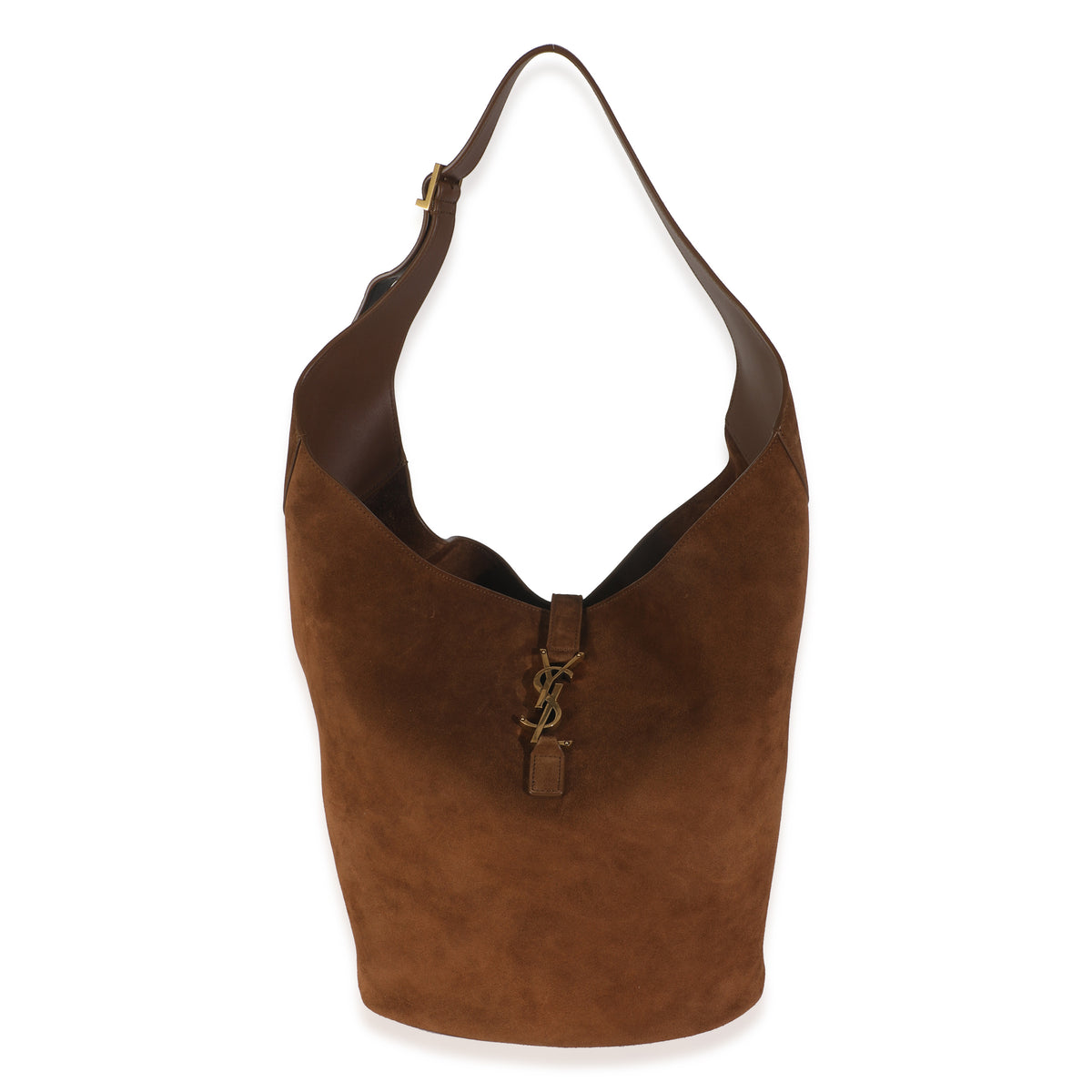 Brown Suede Le 5 A 7 Hobo Bag