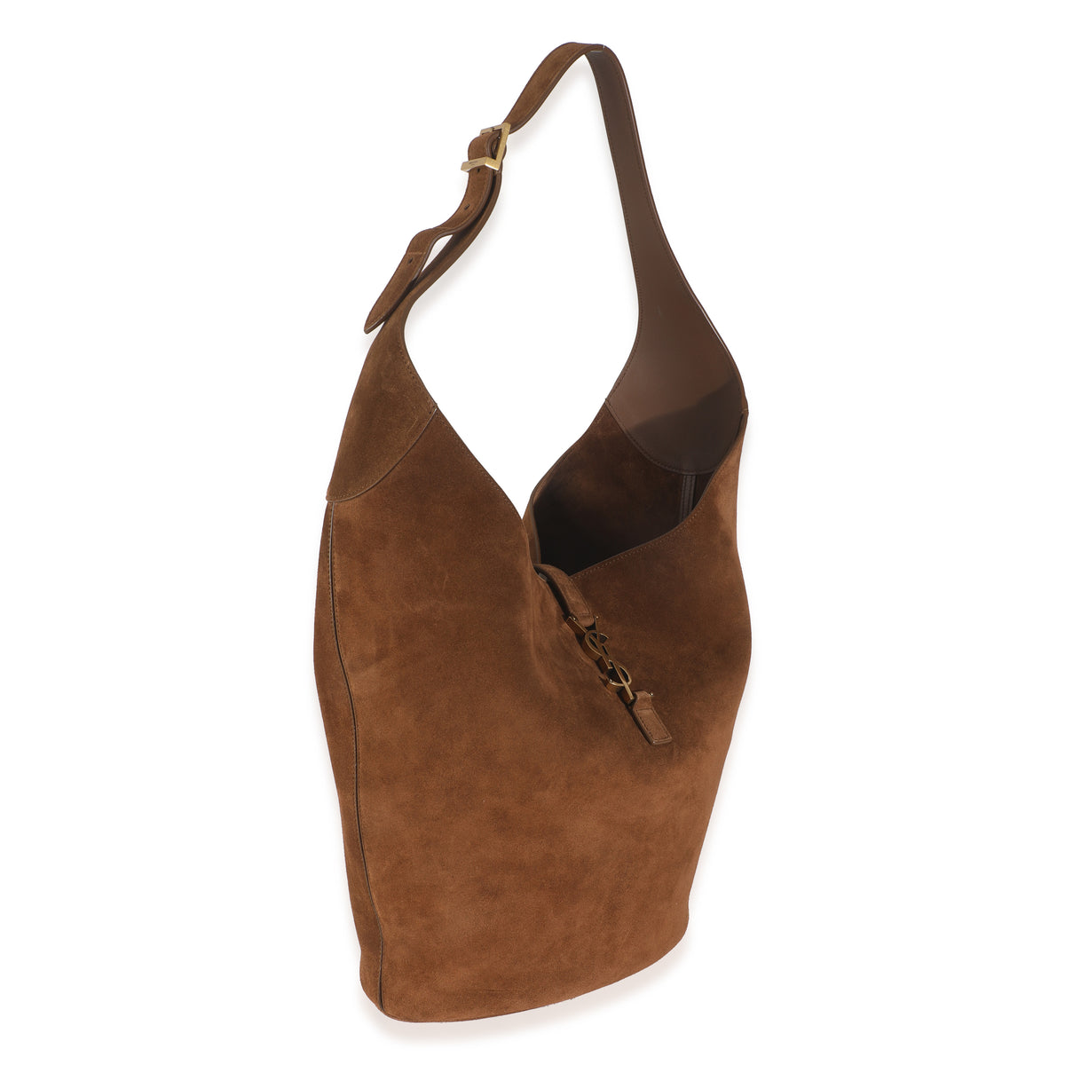 Brown Suede Le 5 A 7 Hobo Bag