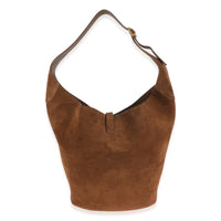 Brown Suede Le 5 A 7 Hobo Bag