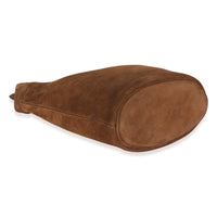 Brown Suede Le 5 A 7 Hobo Bag