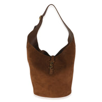 Brown Suede Le 5 A 7 Hobo Bag