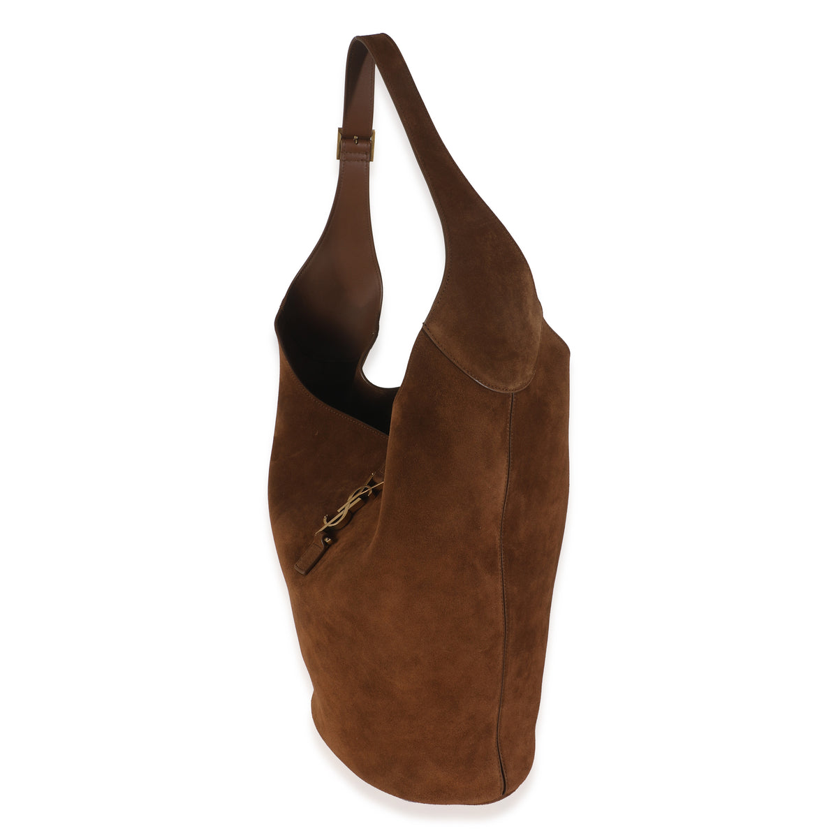 Brown Suede Le 5 A 7 Hobo Bag