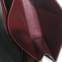 Vert Fonce Grain De Poudre Medium Cassandra Top Handle Bag