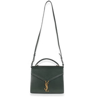 Vert Fonce Grain De Poudre Medium Cassandra Top Handle Bag