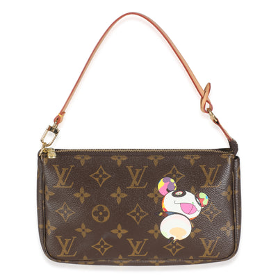 x Takashi Murakami Monogram Canvas Panda Pochette Accessoires