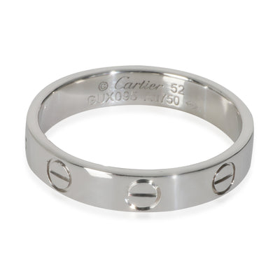 White Gold Small Model Love Ring